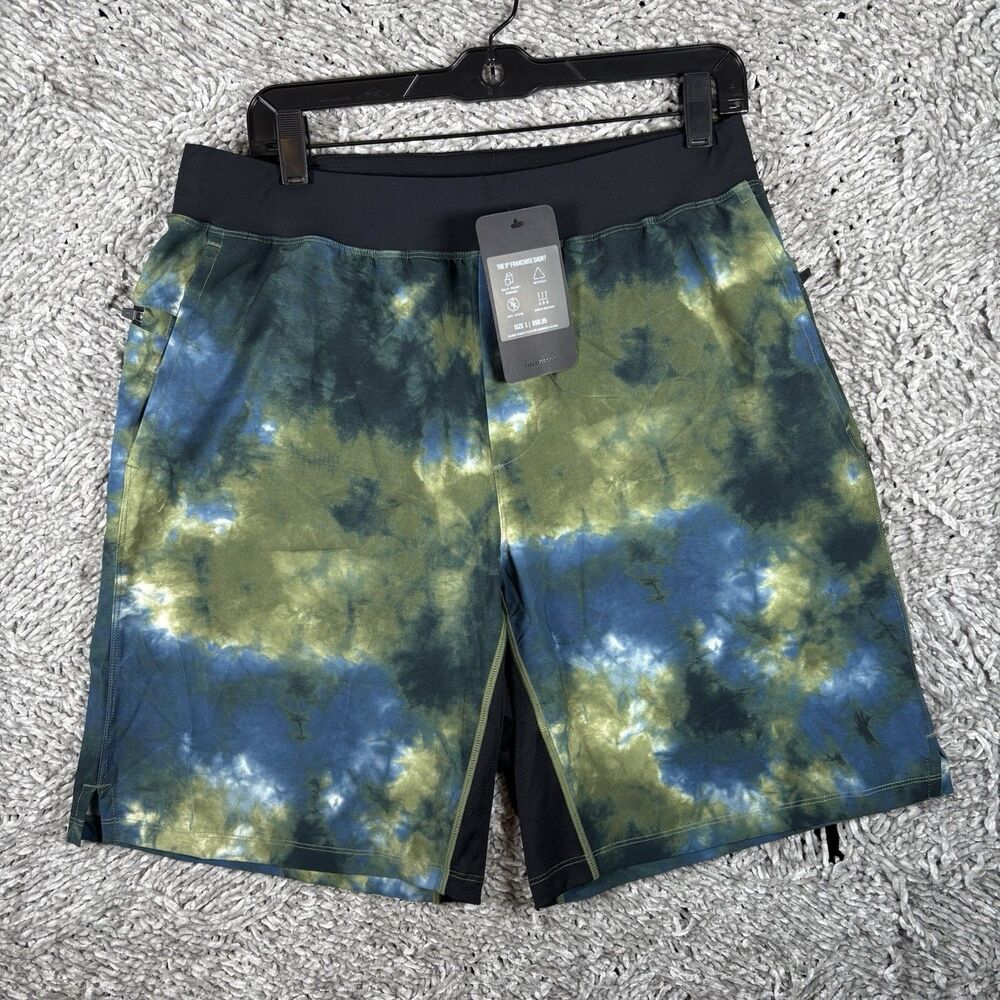 Fabletics The 9” Franchise Shorts Men’s Large Tie Dye Sweat Wicking Activewear